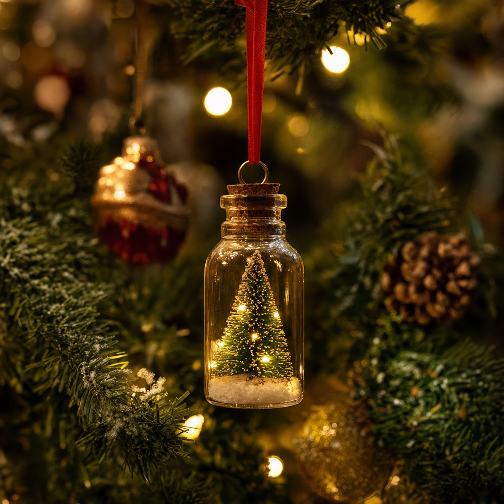Whispering Pines Recordable Christmas Tree Ornament
