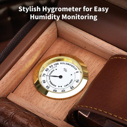 Leather Travel Humidor Case