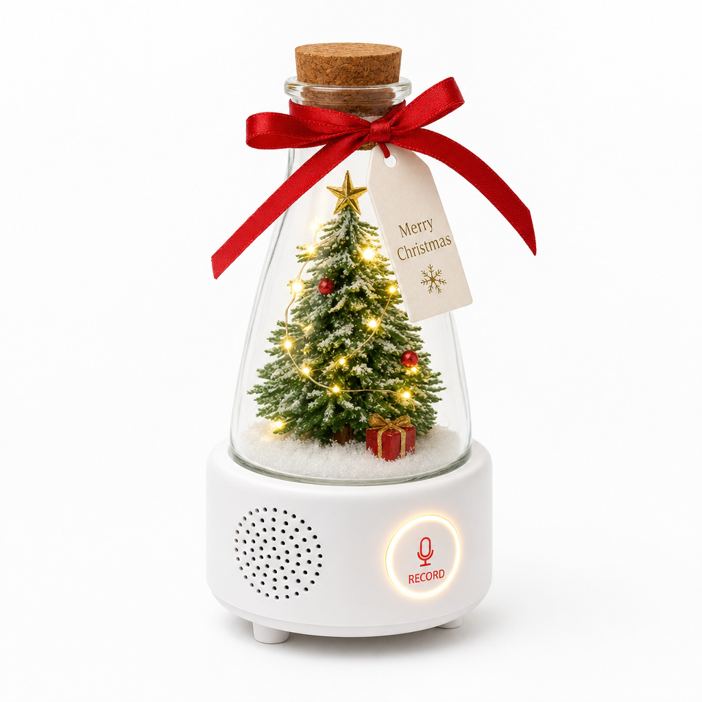 Whispering Pines Recordable Christmas Tree Ornament