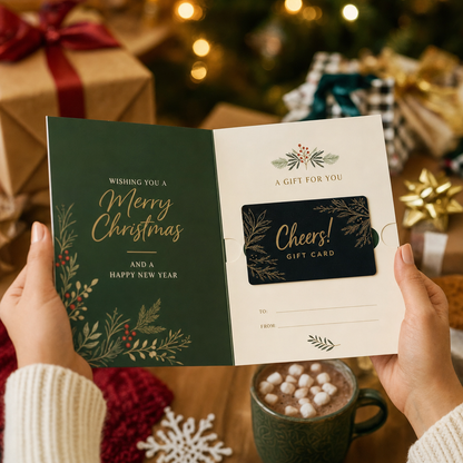 Merry Christmas Gift Card Holder Book